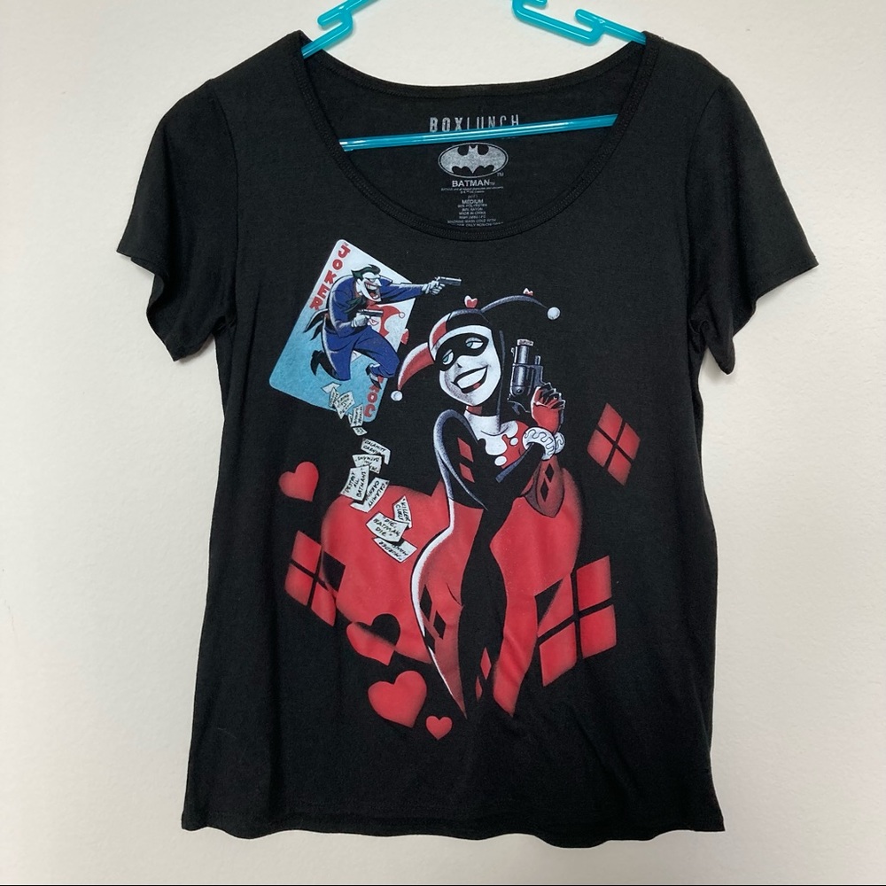 Box Lunch Harley Quinn and Joker Graphic T-Shirt